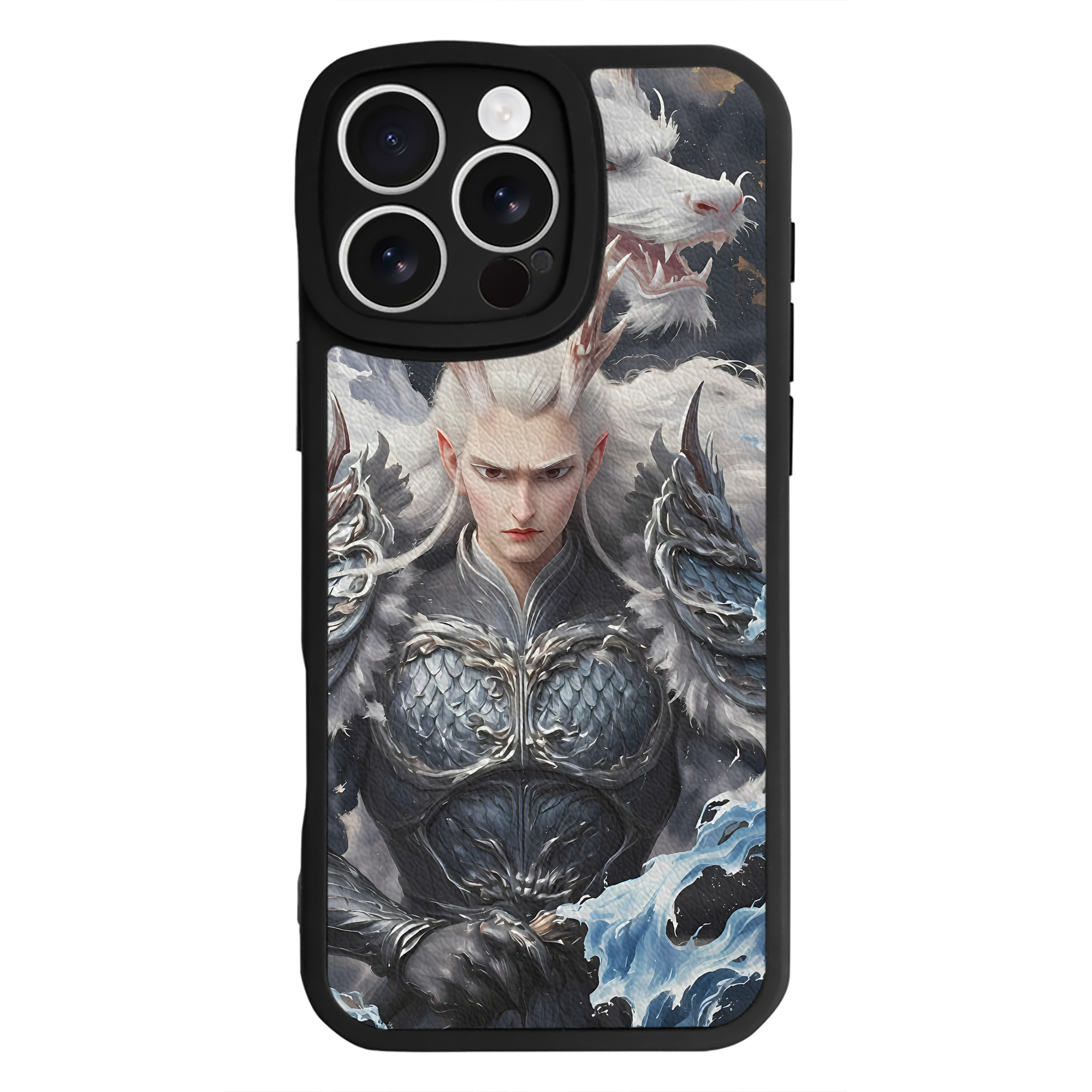 （画像用） Ne Zha 2 ナタ 魔童の大暴れ 【iPhone 16シリーズ対応】シリコンスマホケース（レザー調） 材質：シリコン